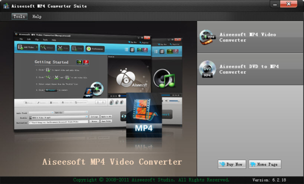 Aiseesoft MP4 Converter Suite
