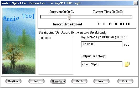 Audio Splitter Convertor