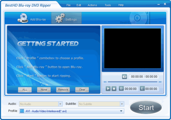 BestHD Blu-Ray DVD Ripper