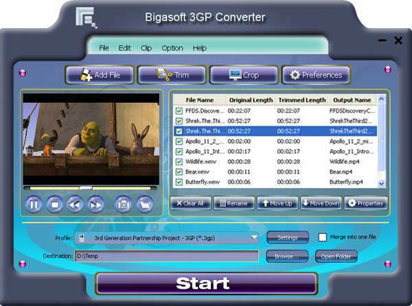 Bigasoft 3GP Converter