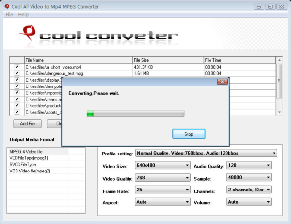Cool All Video to MP4 MPEG Converter