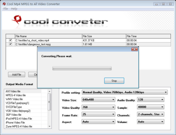 Cool MP4 MPEG to All Video Converter