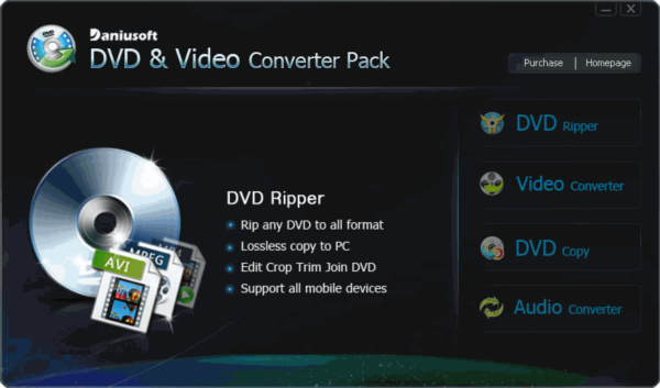 Daniusoft DVD Video Converter Pack
