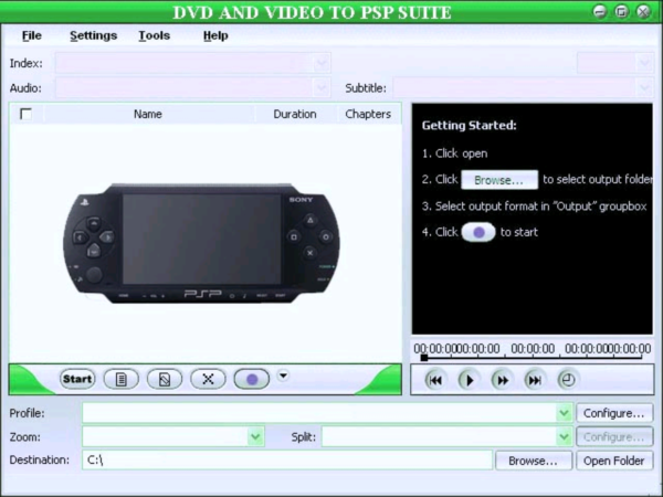 DVD And Video To PSP