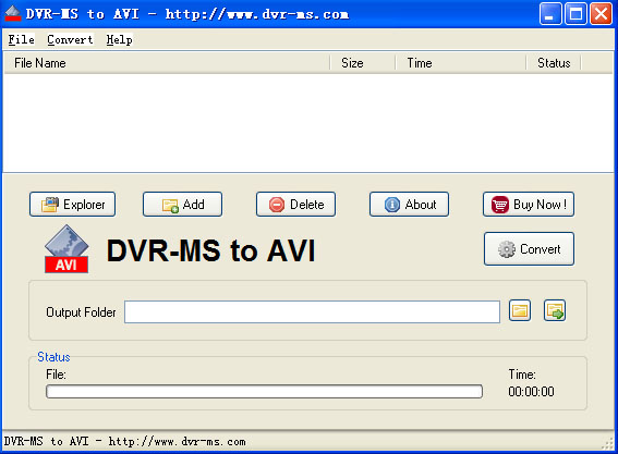 DVR-MS to AVI Converter
