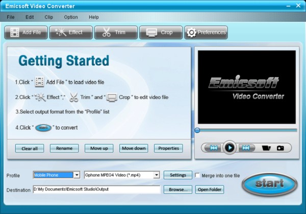 Emicsoft Video Converter+DVD Ripper Ultimate