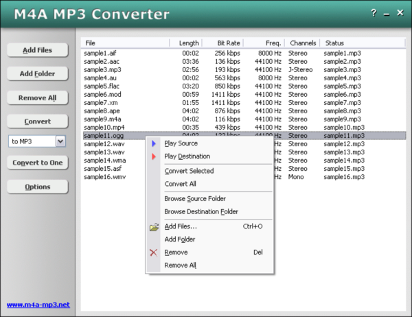 HooTech M4A MP3 Converter