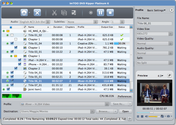 ImTOO DVD Ripper Platinum for Mac