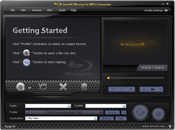 iovSoft Blu-ray to MP3 Converter