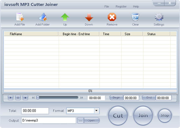 Iovsoft MP3 Cutter Joiner