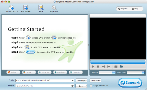 iSkysoft DVD to Blackberry Converter for Mac