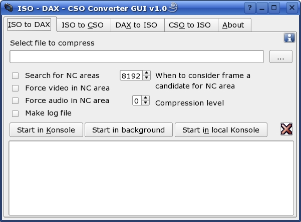 ISO-DAX-CSO Converter