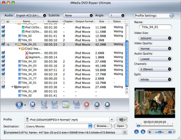Mac OS X DVD Ripper
