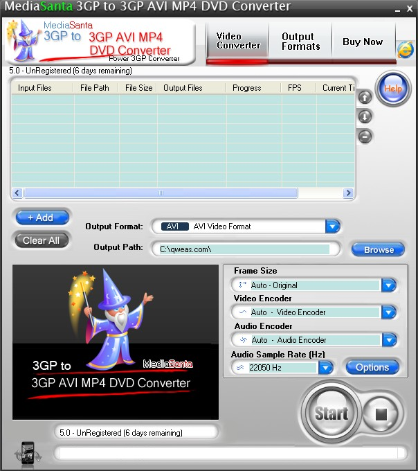 MediaSanta 3GP to 3GP AVI MP4 DVD Converter