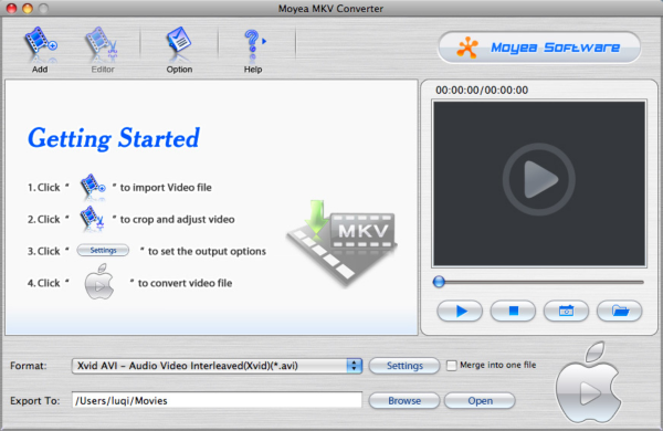 Moyea MKV Converter for Mac