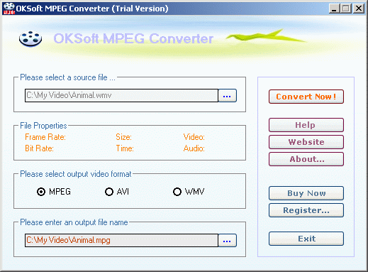 OKSoft MPEG Converter