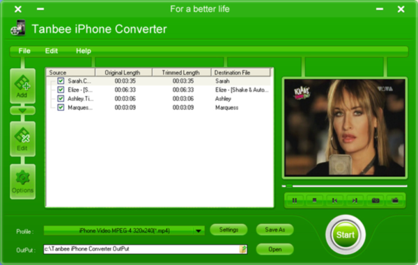 Tanbee iPhone Video Converter