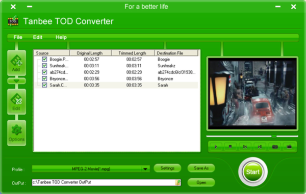 Tanbee Tod Video Converter