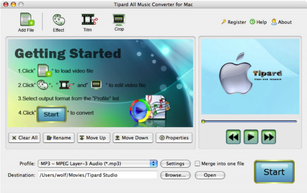 Tipard All Music Converter for Mac