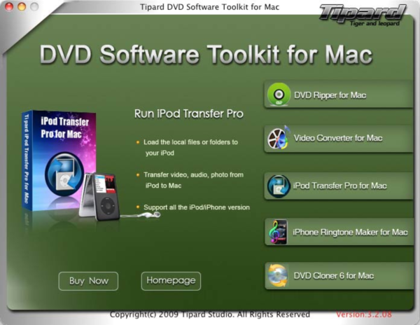Tipard DVD Software Toolkit for Mac