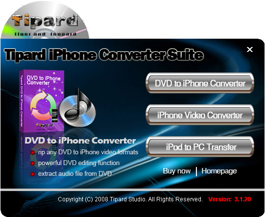 Tipard iPhone Converter Suite