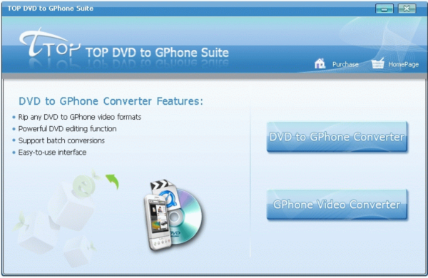 TOP DVD to GPhone Suite