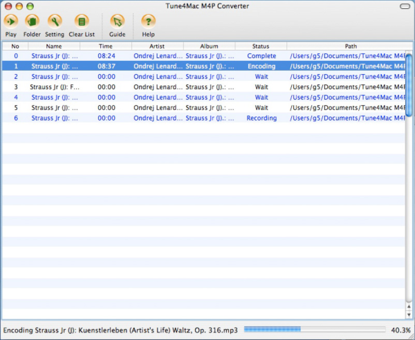 Tune4Mac M4P Converter for Mac