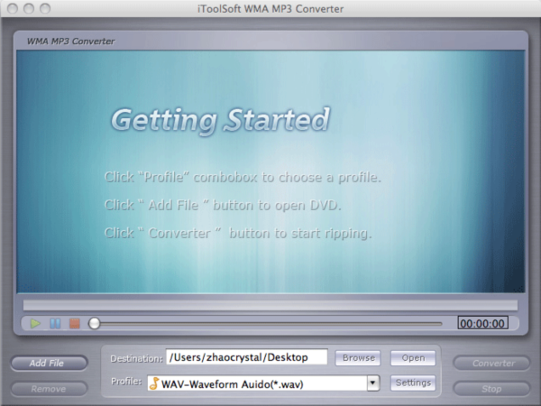WMA MP3 Converter for Mac