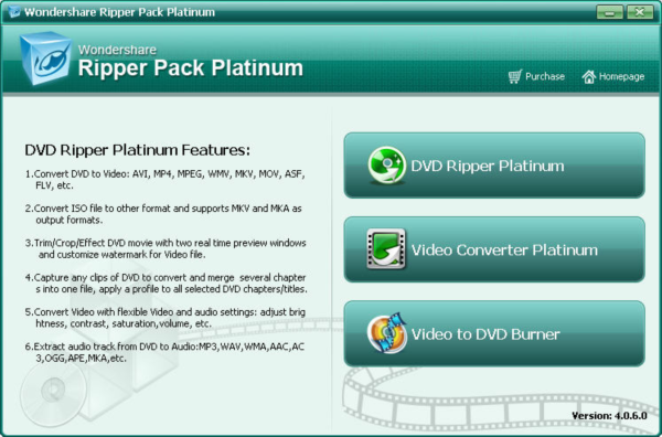 Wondershare Ripper Pack Platinum