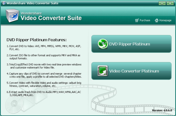 Wondershare Video Converter Suite