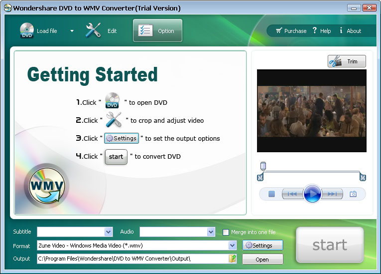 Wondershare DVD to WMV Converter