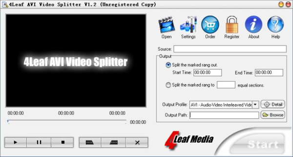 4Leaf AVI Video Splitter