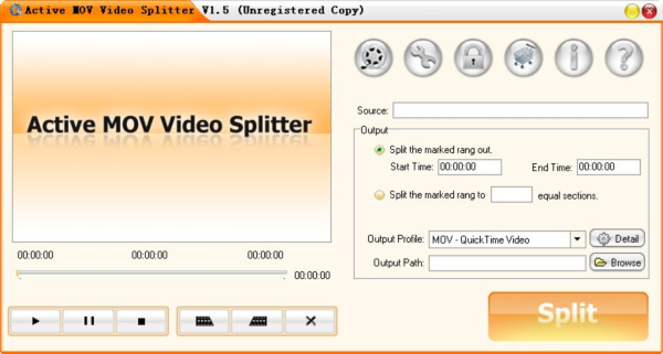 Active MOV Video Splitter