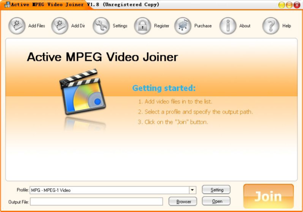Active MPEG Video Joiner
