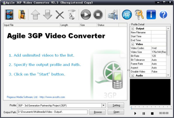 Agile 3GP Video Converter