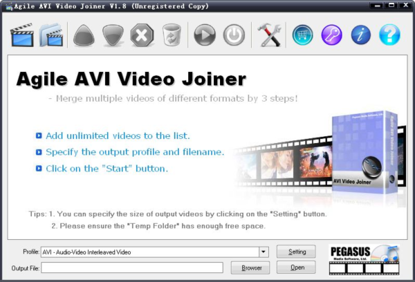 Agile AVI Video Joiner