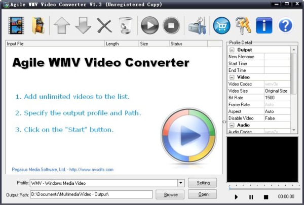 Agile WMV Video Converter