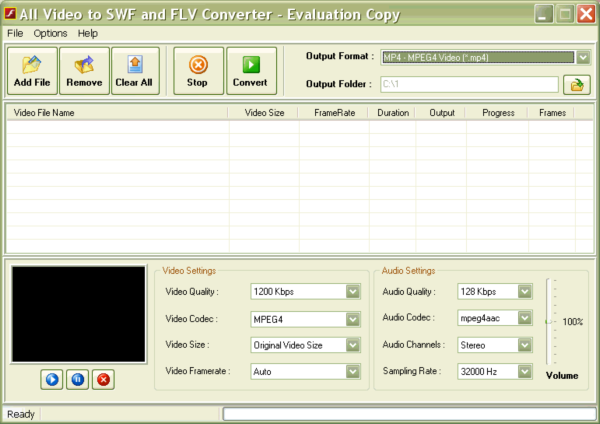 All Video to SWF and FLV Converter