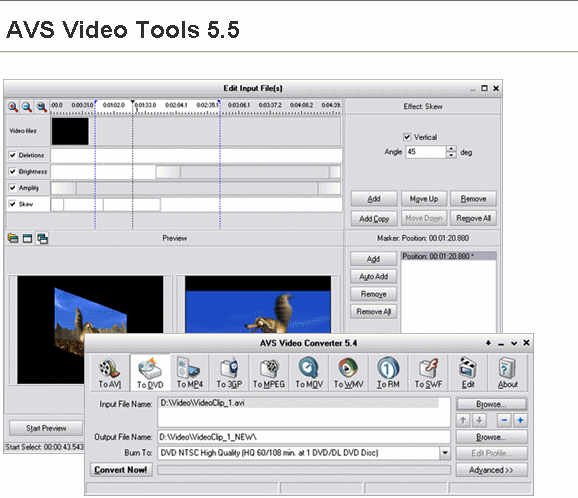 AVS Video Tools