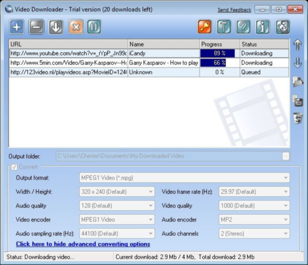ChesterSoft YouTube video downloader