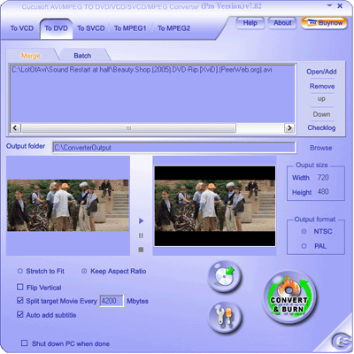 Cucusoft Videos to DVD/VCD Converter Pro