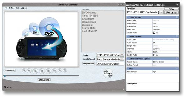 DVD to PSP Video Converter