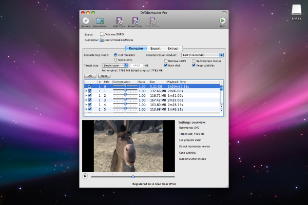 DVDRemaster for Mac