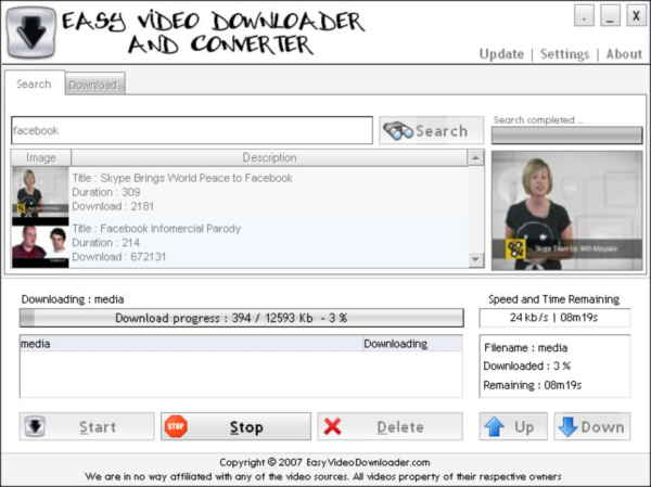 Easy Video Downloader and Converter