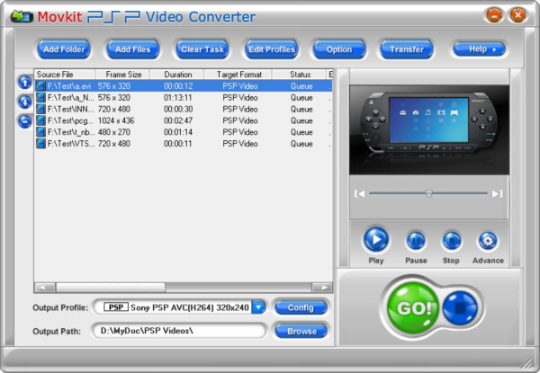 Movkit PSP Video Converter
