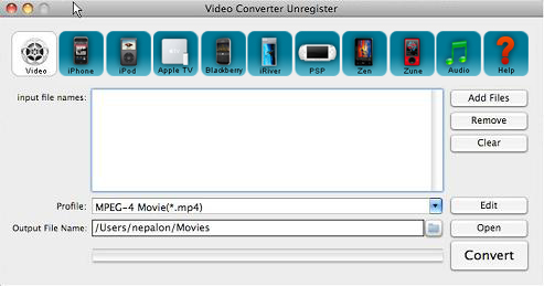 PeonySoft Video Converter for Mac