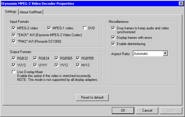 Mpeg 2 Decoder Vista Free