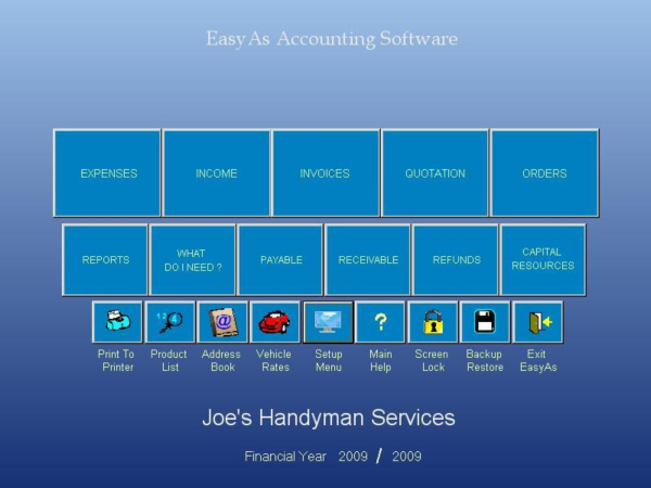 EasyAs Accounting Software