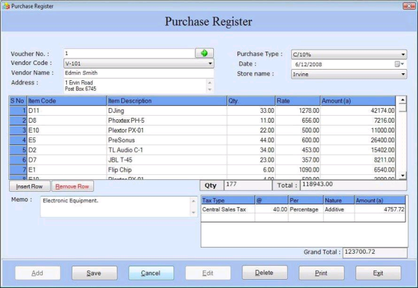 Inventory Accounting Software