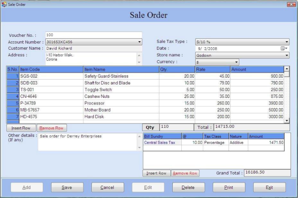 Inventory Financial Accounting Software